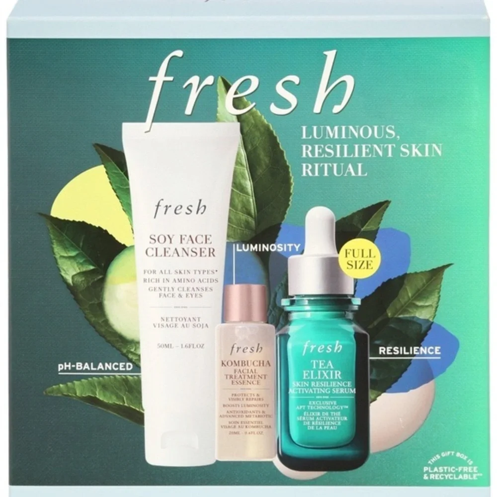 🎀 Fresh Luminous, Resilient Skin Ritual Holiday Gift Set ✨ Limited Edition